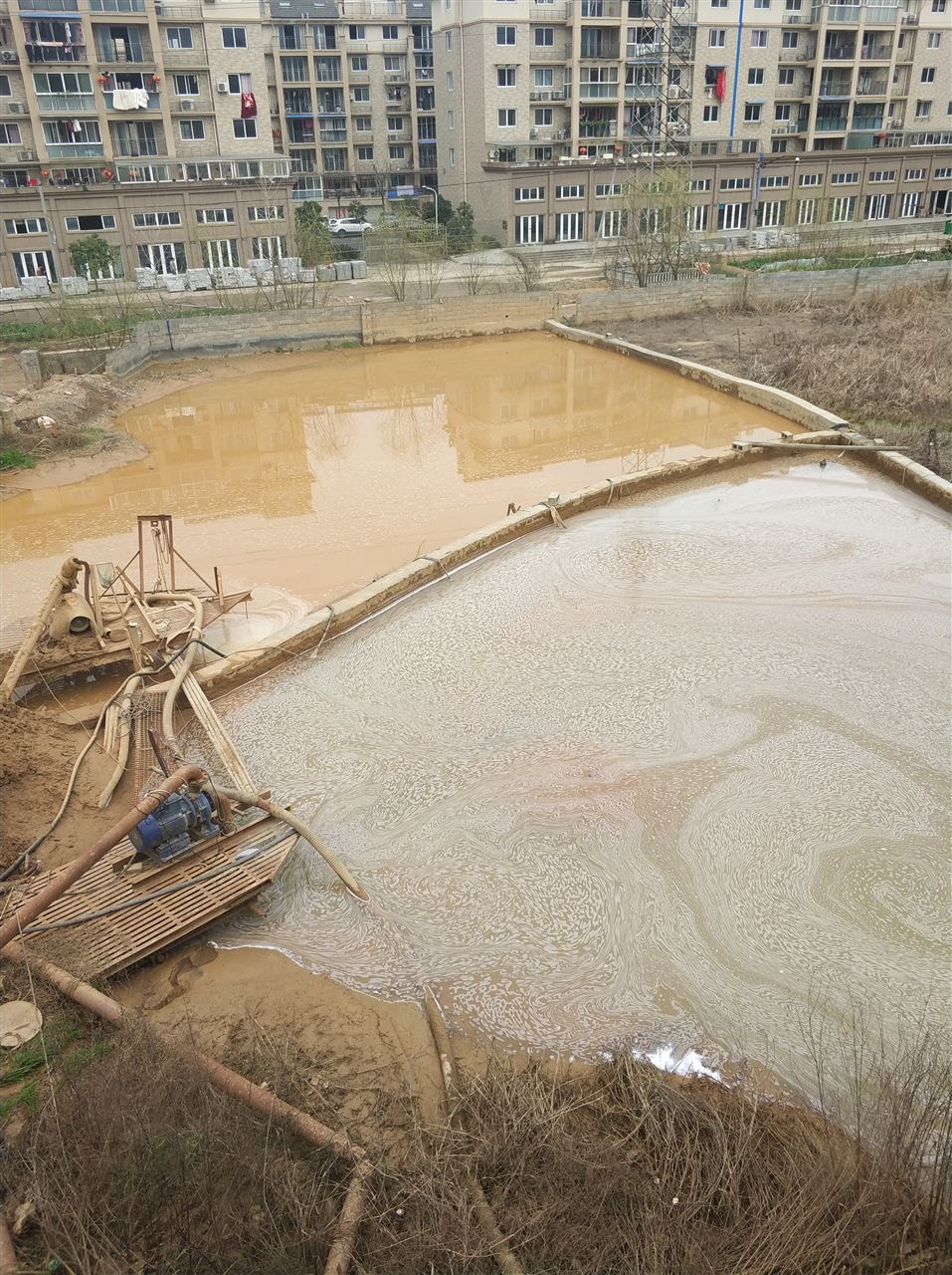 向阳沉淀池淤泥清理-厂区废水池淤泥清淤